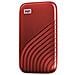WD 500GB My Passport SSD portatile con tecnologia NVMe, USB-C, fino a 1.050 MB / s in lettura, fino a 1000MB / s in scrittura, Rosso - Foto miniatura 1