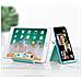 Supporto Da Scrivania Per Tablet / Telefono Multiposizione Pieghevole Turchese - Foto miniatura 3