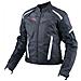 Moto Giacca Donna Sport Impermeabile Tessuto Riflettente Nero Xl - Foto miniatura 4