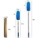 Feather Duster Duster Estensibile Per La Pulizia Con Telescopica Palo Di Estensione Da 30 A 100 Allungabile Duster Per La Pulizia Ad Alta Ventilatore A Soffitto Tende Battiscopa Cars (blu)  - Foto miniatura 3