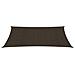 Vela Parasole 160 g / m² Marrone 5x7 m in HDPE - Foto miniatura 3