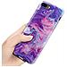 Custodia Compatibile Con Apple Iphone 8 Plus / 7 Plus / 7s Plus In Marmo Rosa Viola No. 19 - Coperchio Protettivo In Silicone Tpu Con Motivo A Mosaico - Foto miniatura 4