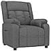 Poltrona Reclinabile In Tessuto Grigio Scuro - Foto miniatura 2