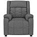 Poltrona Reclinabile In Tessuto Grigio Scuro - Foto miniatura 3