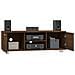 Mobile Tv Rovere Marrone 120x40,5x35 Cm In Legno Multistrato - Foto miniatura 2