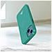 Cover Iphone 13 Mini Silicone Effetto Brillante Pearl Jelly Turchese - Foto miniatura 3
