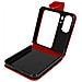 Cover Per Oppo Find N2 Flip Con Linguetta Magnetica Chesterfield Rossa - Foto miniatura 4
