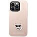 Silicone Cover Choupette Body Logo Pink, Fr Apple Iphone 14 Pro, Klhcp14lslctbk (klhcp14lslctbk) - Foto miniatura 1