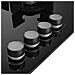 Piano Cottura HILG64222S a Gas 4 Fuochi Gas Colore Nero - Foto miniatura 2