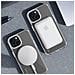Cover Magsafe Per Iphone 15 Plus Anello Supporto Loop Stand Trasparente - Foto miniatura 4