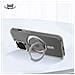 Cover Magsafe Per Iphone 15 Plus Anello Supporto Loop Stand Trasparente - Foto miniatura 5