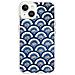 Cover Per Iphone 13/14 In Resina Scaglie Blu, Bianco / Blu - Foto miniatura 1
