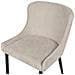 Set Di 2 Sedie Da Pranzo Tessuto Beige Chiaro Everly - Foto miniatura 4