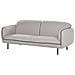 Divano 3 Posti Tonsberg Tessuto Grigio Chiaro - Foto miniatura 2