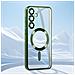 Cover Magsafe Per Samsung S23 Fe In Silicone Bordo Cromato - Foto miniatura 2