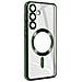 Cover Magsafe Per Samsung S23 Fe In Silicone Bordo Cromato - Foto miniatura 4