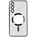 Cover Magsafe Per Samsung S23 Fe In Silicone Bordo Cromato - Foto miniatura 1