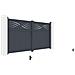 Cancello Battente 3,4m Halti H. 160 Alluminio Grigio - Foto miniatura 6