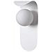 Applique A Parete Lampada In Metallo Bianco Sfera G9 Stile Moderno Aq46 - Foto miniatura 2