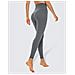 Leggings Sportivi A Vita Alta Da Donna Grigio M - Foto miniatura 2