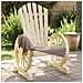 Sedie da Giardino Adirondack 4 pz in Legno Massello di Abete - Foto miniatura 8