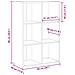 Libreria/credenza Rovere Artigianale 66x30x98 Cm In Truciolato - Foto miniatura 6