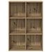 Libreria/credenza Rovere Artigianale 66x30x98 Cm In Truciolato - Foto miniatura 9