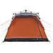 Tenda Campeggio Cabina 4 Pers. Grigio Arancione Rilascio Rapido - Foto miniatura 4