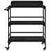 Carrello da Cucina Nero 81,5x41x92,5 cm in Legno Multistrato - Foto miniatura 7