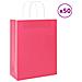 Sacchetti di Carta 50 pz con Manici Rosa 26x12x35 cm - Foto miniatura 1
