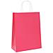 Sacchetti di Carta 50 pz con Manici Rosa 26x12x35 cm - Foto miniatura 3