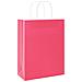 Sacchetti di Carta 50 pz con Manici Rosa 26x12x35 cm - Foto miniatura 4