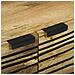 Tavolo da caffè 80x50x40 cm Legno massello Mango - Foto miniatura 7