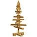 Albero di Natale in legno Marrone 60 cm Legno di pino massello - Foto miniatura 7