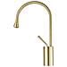 Rubinetto per lavabo da bagno, Blackswan, tipo M64, modello oro opaco, misura 36 cm - Foto miniatura 1