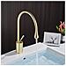 Rubinetto per lavabo da bagno, Blackswan, tipo M64, modello oro opaco, misura 36 cm - Foto miniatura 3