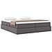 Letto con contenitore e materasso Grigio 180 x 200 cm - Foto miniatura 3