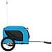 Rimorchio da Bici per Animali Blu e Nero Oxford e Ferro - Foto miniatura 5