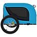 Rimorchio da Bici per Animali Blu e Nero Oxford e Ferro - Foto miniatura 6