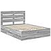 Struttura del letto con cassetto Grigio Sonoma 150 x 200 cm - Foto miniatura 4
