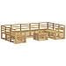 Set di divani da esterno 10 pcs Bianco 59 x 59 x 37 cm - Foto miniatura 1