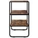 Tavolo consolle Rovere Fumo 60 x 41 x 75 cm - Foto miniatura 5