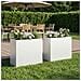 Vaso da giardino 2 pz Bianco 50 x 20 x 40 cm - Foto miniatura 2