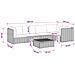 6 pz Set Lounge in Rattan con Cuscini GENDT Rattan naturale - Foto miniatura 6