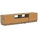 Mobile TV LED a 5 pezzi Rovere Artigianale Legno ingegnerizzato - Foto miniatura 2
