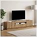 Mobile TV LED a 5 pezzi Rovere Artigianale Legno ingegnerizzato - Foto miniatura 5