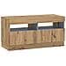 Mobile TV LED a 5 pezzi Rovere Artigianale Legno ingegnerizzato - Foto miniatura 8