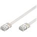 ICOC U6EB-FL-030WH - Cavo di Rete Patch Piatto in Rame Cat. 6 UTP 3m Bianco - Foto miniatura 1