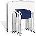 Set Tavolo Da Campeggio Pieghevole Con 4 Sedie Regolabili 120 X 60 Cm - Foto miniatura 5