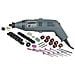 51 Pz Set Per Mini Smerigliatrice 130 W 92575 - Foto miniatura 1